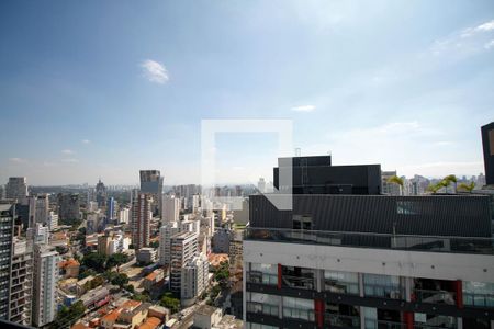 Vista da Suíte de kitnet/studio à venda com 1 quarto, 40m² em Pinheiros, São Paulo