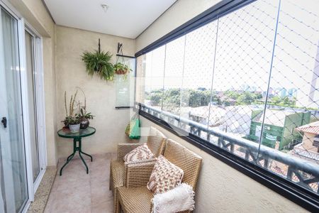 Varanda da Sala de apartamento à venda com 4 quartos, 140m² em Jardim Monte Kemel, São Paulo
