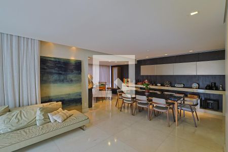Sala de apartamento à venda com 4 quartos, 212m² em Anchieta, Belo Horizonte