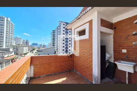 Varanda de apartamento para alugar com 3 quartos, 122m² em Guilhermina, Praia Grande