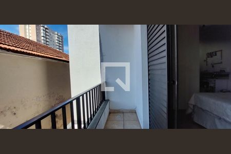 Varanda do Quarto 1  de apartamento à venda com 2 quartos, 49m² em Vila Humaita, Santo André