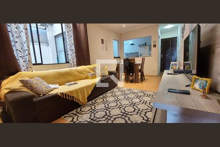 Sala de apartamento à venda com 2 quartos, 49m² em Vila Humaita, Santo André