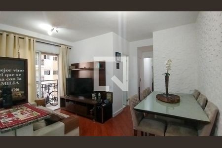 Sala de apartamento à venda com 2 quartos, 52m² em Campestre, São Caetano do Sul