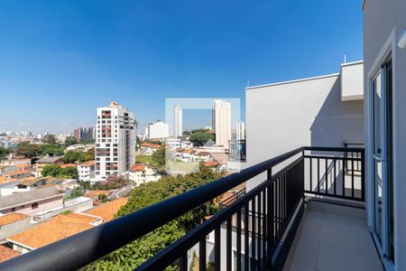 Varanda da Sala de apartamento para alugar com 2 quartos, 47m² em Vila Pauliceia, São Paulo
