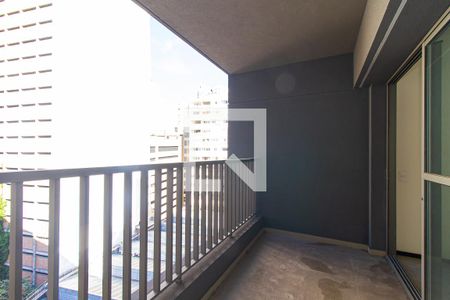 Sacada de kitnet/studio para alugar com 1 quarto, 38m² em Consolação, São Paulo