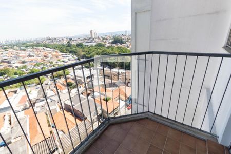 Varanda da Sala de apartamento para alugar com 3 quartos, 76m² em Vila Laís, São Paulo