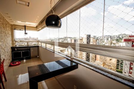 Varanda de apartamento à venda com 4 quartos, 120m² em Buritis, Belo Horizonte