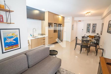 Sala de apartamento à venda com 2 quartos, 84m² em Botafogo, Rio de Janeiro