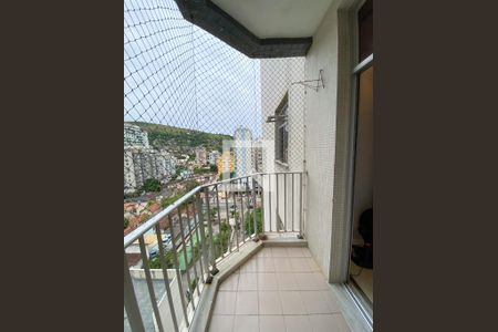 Varanda da Sala de apartamento à venda com 3 quartos, 158m² em Vital Brasil, Niterói