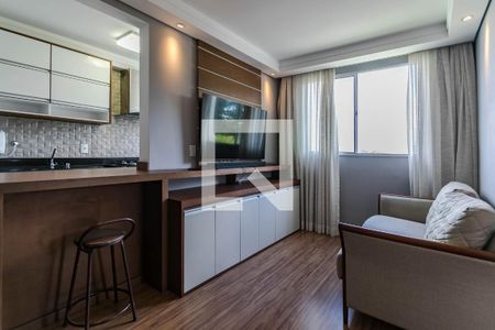 Sala de apartamento para alugar com 2 quartos, 45m² em Vila Mogilar , Mogi das Cruzes