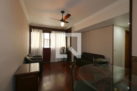 Sala de apartamento para alugar com 3 quartos, 74m² em Vila Valparaiso, Santo André