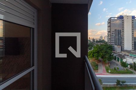 Varanda Sala de apartamento para alugar com 1 quarto, 28m² em Jardim Caravelas, São Paulo