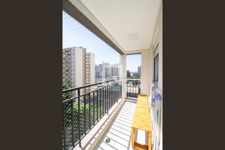 Varanda da Sala de apartamento para alugar com 3 quartos, 82m² em Jardim Flor da Montanha, Guarulhos