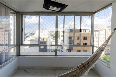 Varanda de apartamento à venda com 3 quartos, 106m² em Buritis, Belo Horizonte