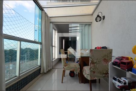 Varanda de apartamento à venda com 3 quartos, 183m² em Sagrada Família, Belo Horizonte