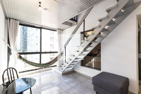 Sala de apartamento à venda com 1 quarto, 65m² em Itaim Bibi, São Paulo