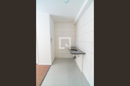 Sala/Cozinha de apartamento à venda com 1 quarto, 46m² em Vila Campestre, São Paulo