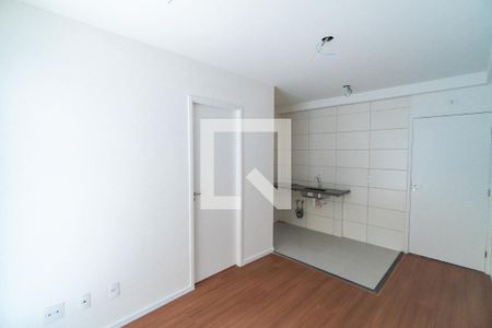 Sala/Cozinha de apartamento à venda com 1 quarto, 46m² em Vila Campestre, São Paulo