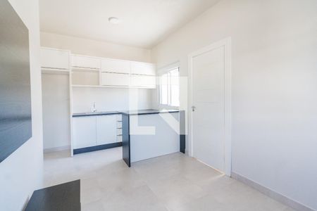 Sala/cozinha de kitnet/studio para alugar com 1 quarto, 25m² em Areias, São José