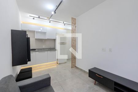 Sala/Cozinha de apartamento para alugar com 1 quarto, 26m² em Bela Vista, São Paulo