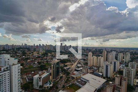 Vista quarto de kitnet/studio para alugar com 1 quarto, 38m² em Jardim Goiás, Goiânia