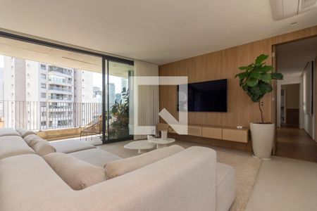 Sala de apartamento à venda com 3 quartos, 151m² em Jardim das Bandeiras, São Paulo