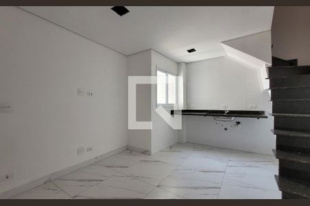 Sala de apartamento à venda com 2 quartos, 63m² em Jardim Utinga, Santo André