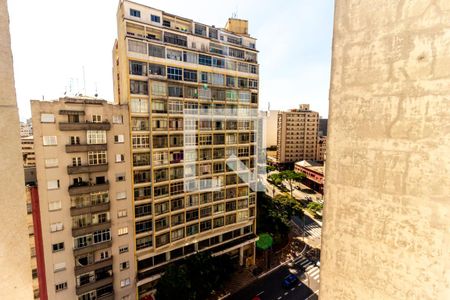 Sala - Vista de apartamento à venda com 1 quarto, 41m² em Santa Cecilia, São Paulo