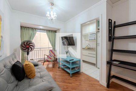 Sala de apartamento para alugar com 1 quarto, 35m² em Consolação, São Paulo