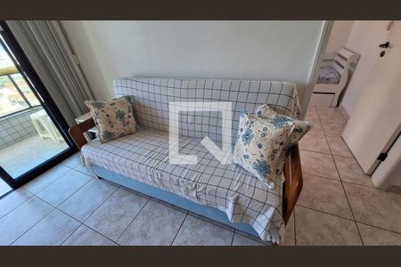 Sala de apartamento para alugar com 1 quarto, 66m² em Caiçara, Praia Grande