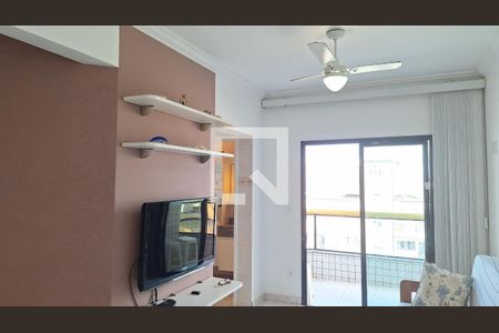 Sala de apartamento para alugar com 1 quarto, 66m² em Caiçara, Praia Grande