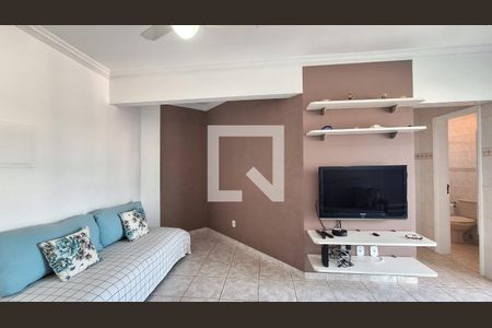 Sala de apartamento para alugar com 1 quarto, 66m² em Caiçara, Praia Grande