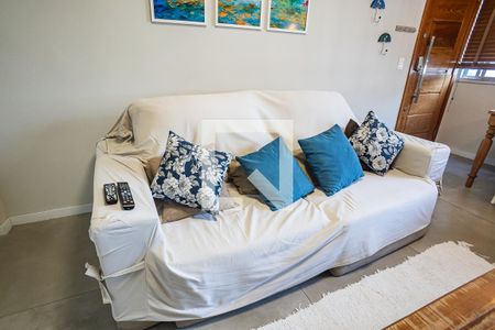 Sala - sofá de apartamento para alugar com 3 quartos, 100m² em Humaitá, Rio de Janeiro