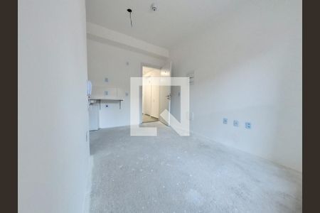 Sala/Cozinha de apartamento à venda com 1 quarto, 25m² em Vila Mangalot, São Paulo