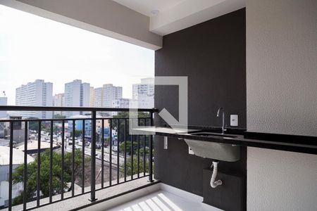 Varanda de apartamento à venda com 1 quarto, 46m² em Mirandópolis, São Paulo