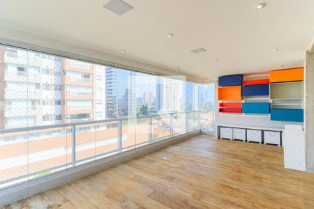 Varanda da Sala de apartamento para alugar com 3 quartos, 225m² em Cidade Monções, São Paulo