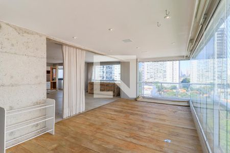 Varanda da Sala de apartamento para alugar com 3 quartos, 225m² em Cidade Monções, São Paulo