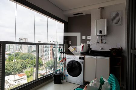 Varanda de apartamento para alugar com 1 quarto, 50m² em Mirandópolis, São Paulo