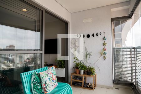 Varanda de apartamento para alugar com 1 quarto, 50m² em Mirandópolis, São Paulo