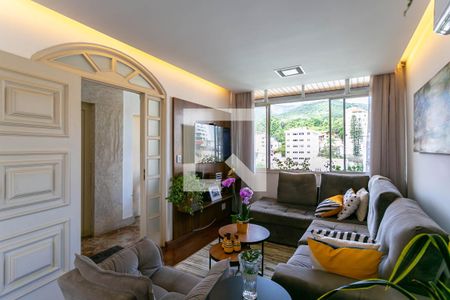 Sala de apartamento à venda com 3 quartos, 100m² em Serra, Belo Horizonte