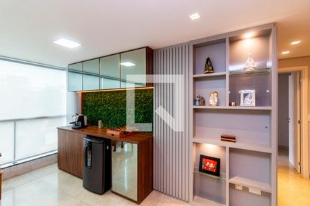 Sala de apartamento para alugar com 3 quartos, 110m² em Liberdade, Belo Horizonte
