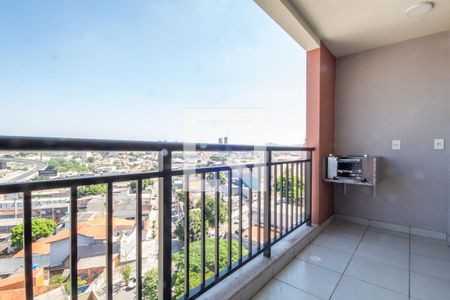 Varanda da sala  de apartamento para alugar com 2 quartos, 47m² em Ayrosa, Osasco