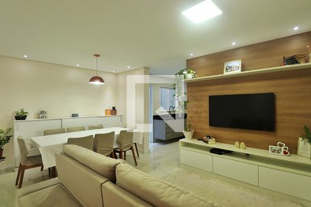 Sala de apartamento à venda com 2 quartos, 87m² em Vila Metalurgica, Santo André