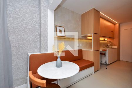 Sala de apartamento para alugar com 1 quarto, 35m² em Pinheiros, São Paulo