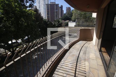 Varanda da Sala de apartamento à venda com 5 quartos, 254m² em Vila Andrade, São Paulo