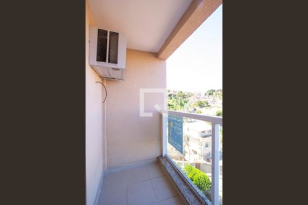 Varanda da Sala de apartamento para alugar com 3 quartos, 63m² em Fátima, Niterói