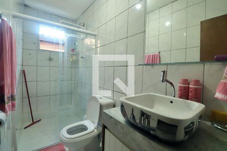 Banheiro de casa à venda com 1 quarto, 87m² em Vila Guiomar, Santo André