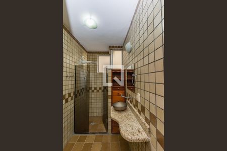 Banheiro da Suíte de apartamento à venda com 3 quartos, 118m² em Nova Suíça, Belo Horizonte