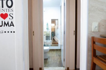 Corredor de apartamento à venda com 2 quartos, 69m² em Vila Guiomar, Santo André