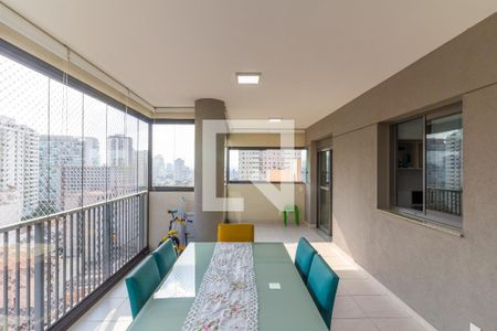 Varanda da Sala de apartamento para alugar com 3 quartos, 93m² em Barra Funda, São Paulo